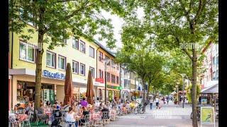 Walking around the city center in Kehl, Germany, Summer 2023