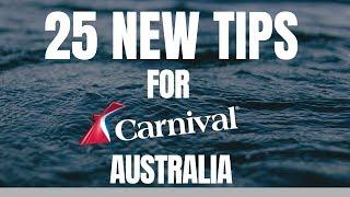 25 UPDATED Tips for Carnival Cruise AUSTRALIA