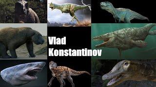 amazing paleoart by Vlad Konstantinov