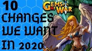 10 CHANGES we want made to GEMS OF WAR in 2020 | IDEAS for Fixes Overhauls Additions & changes