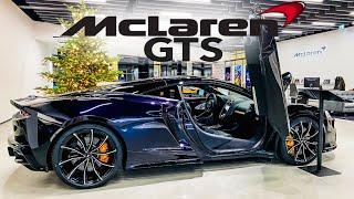 2025 McLaren GTS in Amethyst Black. Exterior and interior in details