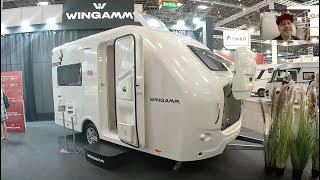 Wingamm Rookie L Caravan Salon 2024 Camping RV Camper travel trailer walkaround + interior V1991