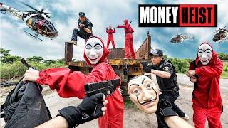 PARKOUR VS MONEY HEIST! 6 | ESCAPE and SURVIVE, POLICE chase BAD GUYS (BELLA CIAO REMIX) | Epic POV