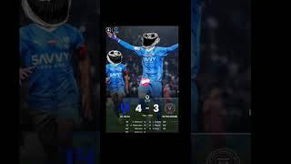 al hilal 4 - 3 Inter miami #Messi