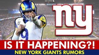  Matt Stafford Giants Rumors Are HEATING UP!