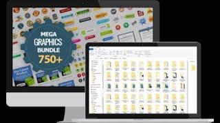 Design Bundles - The MEGA GRAPHICS bundle gives you hundreds of original graphics to choose from