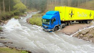 Cars vs Fast Flowing River Challenge #2  BeamN Drive