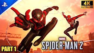 ️ Spider-Man 2 PC | Sandman Boss Fight | Walkthrough Part-1 | Gameplay