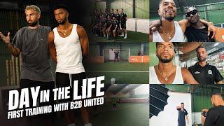 Day in the Life eines Bundesligaspielers | Training B2B UNITED | ICON LEAGUE | Benjamin Henrichs