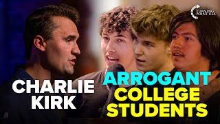 Charlie Kirk SHUTS DOWN Arrogant College Students  | Debate Compilation