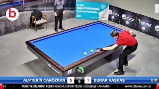 BURAK HAŞHAŞ vs ALPTEKİN CANÖZKAN | 3 BANT BİLARDO ŞAMPİYONASI ANKARA - billiards