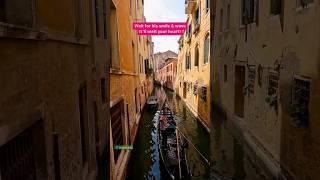 Hardship prepares you for an extraordinary destiny!  Do you agree? #shorts #venice #italy #gondola