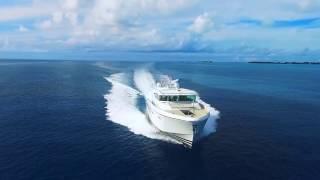 Delta 54' Carbon Cruiser on the Blue Water