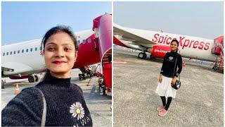 Flight (প্লেনে) উঠে একি হলো ? Siliguri to Kolkata Flight  Angel Priya Vlog