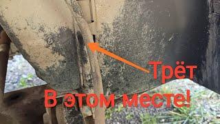 Перетирание тормозного шланга! Проверяйте!