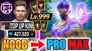 400.000DIAMONDSwatch how many skins I got Free Fire noob to pro ms rainbow