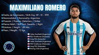 Maximiliano Romero #15 // Delantero - Striker // Racing Club 2023