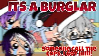 IT'S A BURGLAR!! || Christmas Eve || Sh!t Post || Sam and Mickey || Gacha Life