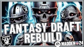 Las Vegas Raiders Fantasy Draft Rebuild Madden 24 Franchise Mode