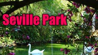 Seville spain :Nature at Maria luisa park, Seville walking tour