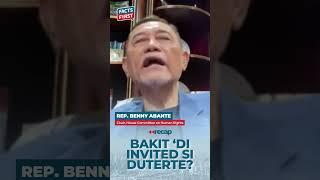 Bakit di imbetahan si Duterte as drug war inquiry?