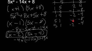 Factoring Quadratics with Leading Coefficient not 1