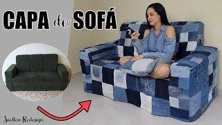 DIY COMO FAZER CAPA DE SOFÁ | Suellen Redesign