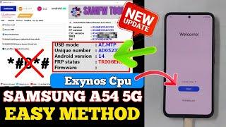 Samsung a54 5g frp bypass android 14 | New Methoud