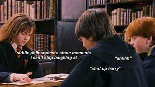 subtle philosopher's stone moments that i can't stop laughing at | harry potter