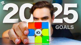 What are my 2025 Speed Cubing GOALS? | Rubik's Cube Competitions