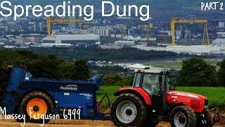 Dung Spreading (part 2) with Massey Ferguson 6499