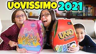 UOVISSIMO BARBIE 2021 Color Reveal e UNO: Sfida con Ruota delle Penalità