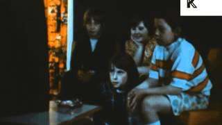 1960s Children Watching Television, TV, UK Archive Footage