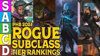 Rogue Subclass tier Ranking for D&D 5e 2024