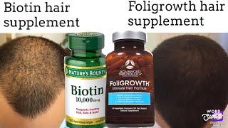 Take daily Reverse￼ hair Loss BIOTIN hair SUPPLEMENT | FOLIGROWTH hair SUPPLEMENT