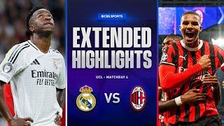 Real Madrid vs. AC Milan: Extended Highlights | UCL League Phase MD 4 | CBS Sports Golazo