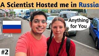 My Amazing Russian Host in Moscow  | Couchsurfing in Russia | Indian in Russia 