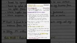 CA inter revision notes / payment of tax / CA notes