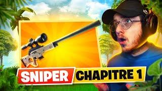 FAIRE TOP 1 avec le SNIPER du CHAPITRE 1 sur FORTNITE !