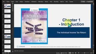 Chapter 01, Part 1 - Introduction to Individual Income Tax