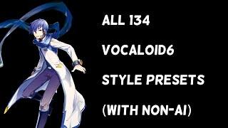 All vocaloid 6 style presets for NON AI VOCALS (+WAV DL)