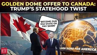 ‘It’ll cost zero, if Canada becomes our 51st state,’: US President Trump in bold Golden Dome offer