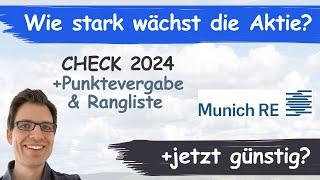 Münchener Rück Aktienanalyse 2024: Wie stark wächst Gewinn/Umsatz? (+günstig bewertet?)