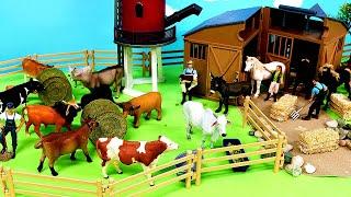 Fun Farm Barn Set and Animals For Kids