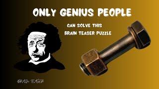 Brain teaser 31  The screw puzzle#riddles #braingamessolution #puzzle