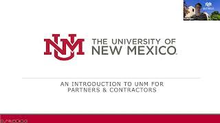 UNM Overview for International Partners & Contractors