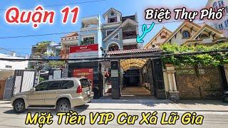 Biệt Thự Phố Cực Đẹp Giá Rẻ | Cư Xá Lữ Gia Quận 11 | Mặt Tiền Kinh Doanh Có Thang Máy