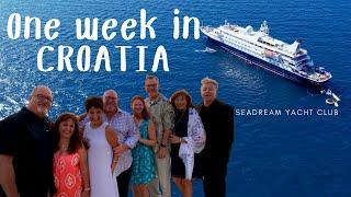 ONE WEEK IN CROATIA!  Aboard SEADREAM YACHT CLUB.