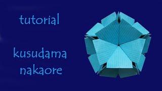 kusudama nakaore - tutorial - dutchpapergirl