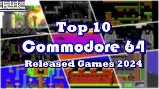 Top 10 Commodore 64 Released Games 2024